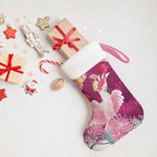 Pink Cockatoo Australia Christmas Stocking Grevillea Eucalyptus Blossoms - Aussie Hoodie