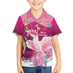 Pink Cockatoo Australia Christmas Hawaiian Shirt Grevillea Eucalyptus Blossoms - Aussie Hoodie