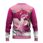 Pink Cockatoo Australia Christmas Ugly Christmas Sweater Grevillea Eucalyptus Blossoms - Aussie Hoodie