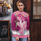 Pink Cockatoo Australia Christmas Ugly Christmas Sweater Grevillea Eucalyptus Blossoms - Aussie Hoodie