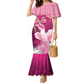 Pink Cockatoo Australia Christmas Mermaid Dress Grevillea Eucalyptus Blossoms - Aussie Hoodie