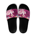 Pink Cockatoo Australia Christmas Slide Sandals Grevillea Eucalyptus Blossoms - Aussie Hoodie