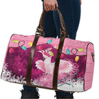 Pink Cockatoo Australia Christmas Travel Bag Grevillea Eucalyptus Blossoms - Aussie Hoodie