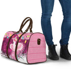 Pink Cockatoo Australia Christmas Travel Bag Grevillea Eucalyptus Blossoms - Aussie Hoodie