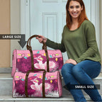 Pink Cockatoo Australia Christmas Travel Bag Grevillea Eucalyptus Blossoms - Aussie Hoodie