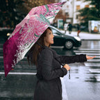 Pink Cockatoo Australia Christmas Umbrella Grevillea Eucalyptus Blossoms - Aussie Hoodie