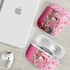 Australia Pink Galah Christmas AirPods Case Falalalala Galalah Bottlebrush Aboriginal Art - Aussie Hoodie
