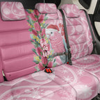Australia Pink Galah Christmas Back Car Seat Cover Falalalala Galalah Bottlebrush Aboriginal Art - Aussie Hoodie