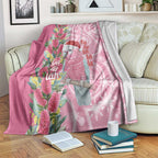 Australia Pink Galah Christmas Blanket Falalalala Galalah Bottlebrush Aboriginal Art - Aussie Hoodie