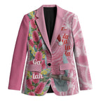 Australia Pink Galah Christmas Blazer Falalalala Galalah Bottlebrush Aboriginal Art - Aussie Hoodie
