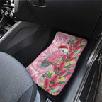 Australia Pink Galah Christmas Car Mats Falalalala Galalah Bottlebrush Aboriginal Art - Aussie Hoodie