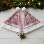 Australia Pink Galah Christmas Santa Hat Falalalala Galalah Bottlebrush Aboriginal Art - Aussie Hoodie