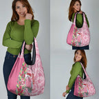 Australia Pink Galah Christmas Grocery Bag Falalalala Galalah Bottlebrush Aboriginal Art - Aussie Hoodie