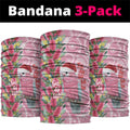 Australia Pink Galah Christmas Neck Gaiter Falalalala Galalah Bottlebrush Aboriginal Art - Aussie Hoodie