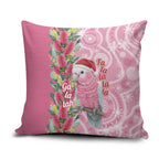 Australia Pink Galah Christmas Pillow Cover Falalalala Galalah Bottlebrush Aboriginal Art - Aussie Hoodie