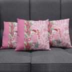 Australia Pink Galah Christmas Pillow Cover Falalalala Galalah Bottlebrush Aboriginal Art - Aussie Hoodie