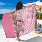 Australia Pink Galah Christmas Sarong Falalalala Galalah Bottlebrush Aboriginal Art - Aussie Hoodie