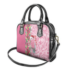 Australia Pink Galah Christmas Shoulder Handbag Falalalala Galalah Bottlebrush Aboriginal Art - Aussie Hoodie