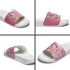 Australia Pink Galah Christmas Slide Sandals Falalalala Galalah Bottlebrush Aboriginal Art - Aussie Hoodie