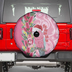 Australia Pink Galah Christmas Spare Tire Cover Falalalala Galalah Bottlebrush Aboriginal Art - Aussie Hoodie