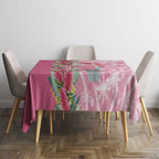 Australia Pink Galah Christmas Tablecloth Falalalala Galalah Bottlebrush Aboriginal Art - Aussie Hoodie