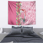 Australia Pink Galah Christmas Tapestry Falalalala Galalah Bottlebrush Aboriginal Art - Aussie Hoodie