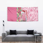 Australia Pink Galah Christmas Tapestry Falalalala Galalah Bottlebrush Aboriginal Art - Aussie Hoodie