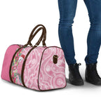 Australia Pink Galah Christmas Travel Bag Falalalala Galalah Bottlebrush Aboriginal Art - Aussie Hoodie