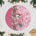 Australia Pink Galah Christmas Tree Skirt Falalalala Galalah Bottlebrush Aboriginal Art - Aussie Hoodie