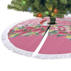 Australia Pink Galah Christmas Tree Skirt Falalalala Galalah Bottlebrush Aboriginal Art - Aussie Hoodie