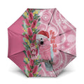 Australia Pink Galah Christmas Umbrella Falalalala Galalah Bottlebrush Aboriginal Art - Aussie Hoodie