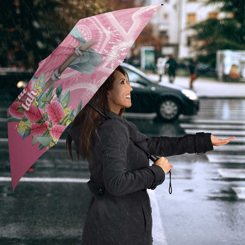 Australia Pink Galah Christmas Umbrella Falalalala Galalah Bottlebrush Aboriginal Art - Aussie Hoodie
