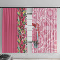 Australia Pink Galah Christmas Window Curtain Falalalala Galalah Bottlebrush Aboriginal Art - Aussie Hoodie