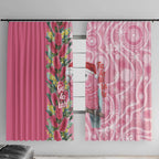 Australia Pink Galah Christmas Window Curtain Falalalala Galalah Bottlebrush Aboriginal Art - Aussie Hoodie