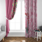 Australia Pink Galah Christmas Window Curtain Falalalala Galalah Bottlebrush Aboriginal Art - Aussie Hoodie