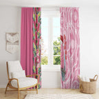 Australia Pink Galah Christmas Window Curtain Falalalala Galalah Bottlebrush Aboriginal Art - Aussie Hoodie