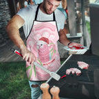 Funny Pink Galah Australia Christmas Apron Eucalyptus Blossoms Aboriginal Art - Aussie Hoodie