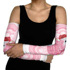 Funny Pink Galah Australia Christmas Arm Sleeves Eucalyptus Blossoms Aboriginal Art - Aussie Hoodie