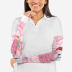Funny Pink Galah Australia Christmas Arm Sleeves Eucalyptus Blossoms Aboriginal Art - Aussie Hoodie