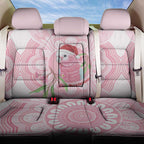 Funny Pink Galah Australia Christmas Back Car Seat Cover Eucalyptus Blossoms Aboriginal Art - Aussie Hoodie