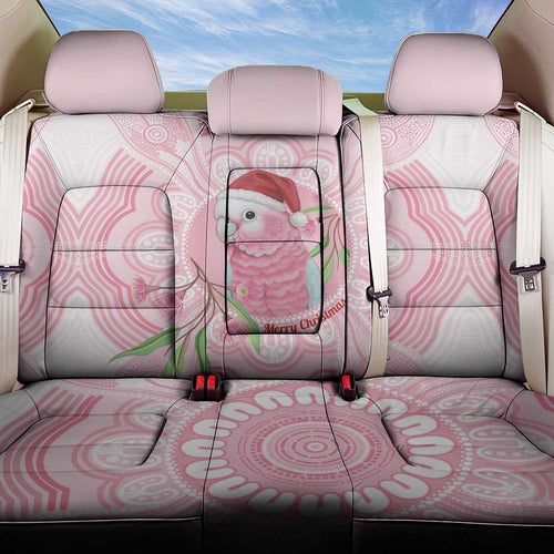 Funny Pink Galah Australia Christmas Back Car Seat Cover Eucalyptus Blossoms Aboriginal Art - Aussie Hoodie