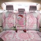 Funny Pink Galah Australia Christmas Back Car Seat Cover Eucalyptus Blossoms Aboriginal Art - Aussie Hoodie