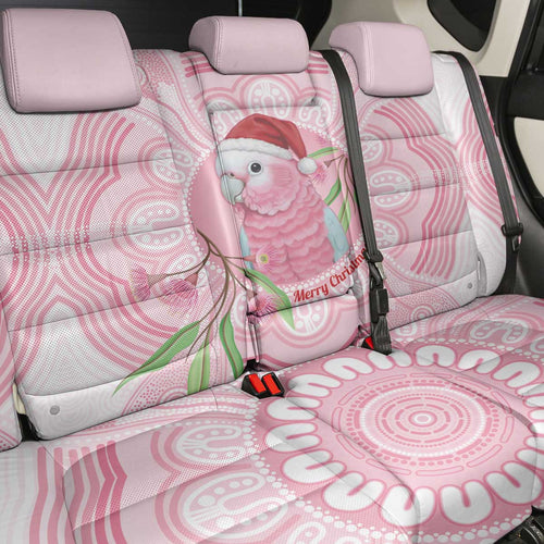 Funny Pink Galah Australia Christmas Back Car Seat Cover Eucalyptus Blossoms Aboriginal Art - Aussie Hoodie