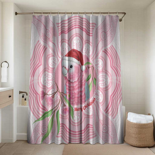 Funny Pink Galah Australia Christmas Bathroom Set Eucalyptus Blossoms Aboriginal Art - Aussie Hoodie