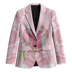 Funny Pink Galah Australia Christmas Blazer Eucalyptus Blossoms Aboriginal Art - Aussie Hoodie