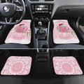 Funny Pink Galah Australia Christmas Car Mats Eucalyptus Blossoms Aboriginal Art - Aussie Hoodie