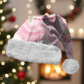 Funny Pink Galah Australia Christmas Santa Hat Eucalyptus Blossoms Aboriginal Art - Aussie Hoodie