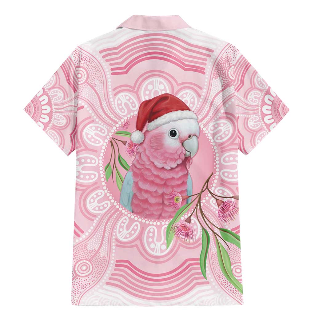 Funny Pink Galah Australia Christmas Family Matching Mermaid Dress and Hawaiian Shirt Eucalyptus Blossoms Aboriginal Art - Aussie Hoodie