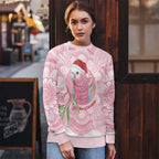 Funny Pink Galah Australia Christmas Ugly Christmas Sweater Eucalyptus Blossoms Aboriginal Art - Aussie Hoodie