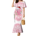 Funny Pink Galah Australia Christmas Mermaid Dress Eucalyptus Blossoms Aboriginal Art - Aussie Hoodie